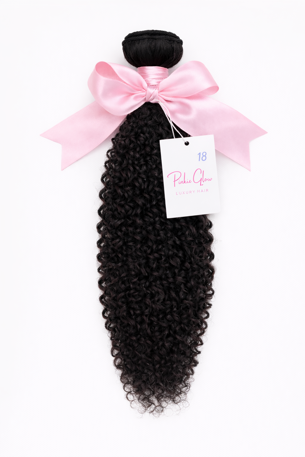 Pinkie glow luxury kinky curly hair bundle- 3bundles oh